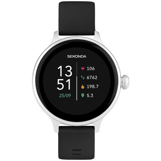 Sekonda Connect Black Strap Calling Smart Watch