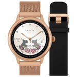 Radley Series 19 Ladies Black Silicone Strap Smart Watch Set