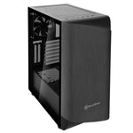 Silverstone Seta A1 ATX Mid-Tower - Black & Grey Tempered Glass