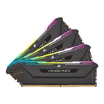 Corsair Vengeance RGB PRO SL Black 32GB (4x8GB) 3600MHz DDR4 Memory Kit - CMH32GX4M4D3600C18