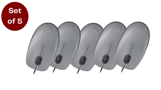 لوجيتيك ماوس M110 سايلنت (باقة مكونة من 5 قطع من جي جيت)