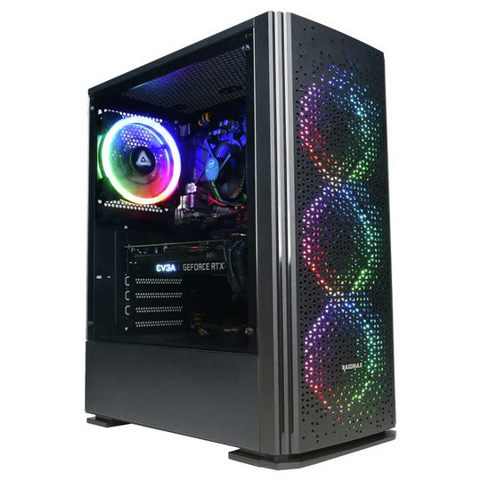 CyberPowerPC - Ryzen 5 + ARG010220 + Gaming PC - AMD Ryzen 5 5500 - NVIDIA RTX 4060 Ti - 16GB DDR4 - 1TB NVMe