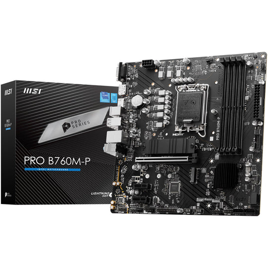 MSI PRO B760M-P (LGA 1700) DDR5 ATX Motherboard