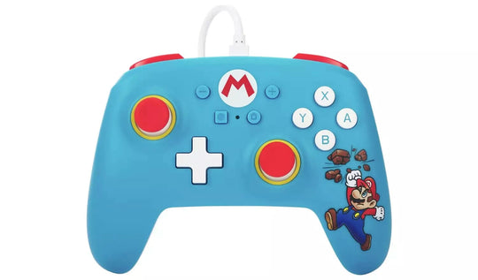PowerA Nintendo Switch Wired Controller - Punching Mario