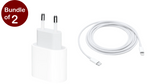 GiGate Bundle,Apple Device Charger Universal White AC Indoor+Apple Lightning Cable 2 M White