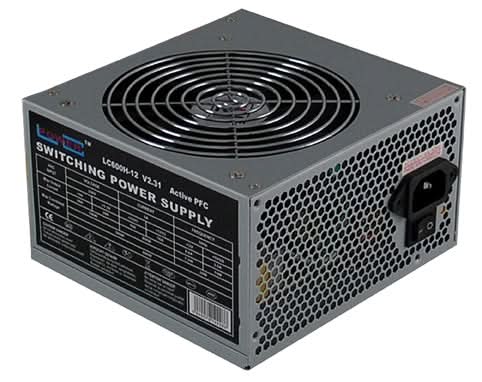 وحدة إمداد الطاقة ال سي - باور LC600H-12 V2.31 بقدرة 600 واط، بتصميم 20+4 pin ATX، باللون الأسود