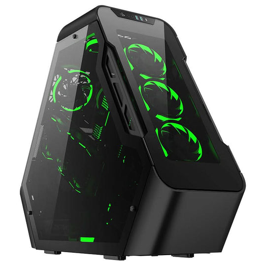 Jonsbo TR03 Black tempered glass front panel/Window Triangular Case