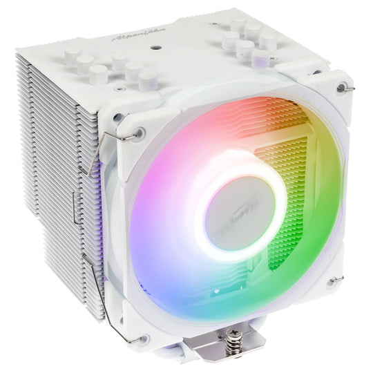 Alpenfohn Brocken 4 ARGB White CPU Air Cooler - 120mm PWM Fan