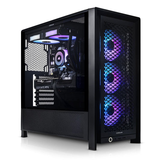 GiGate - FRAME 4000D RGB + 9600X + Gaming PC - AMD Ryzen 5 9600X - NVIDIA RTX 5090 - 16GB DDR5 - 512GB SSD