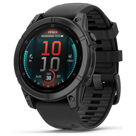 Garmin Fenix E 47mm Smart Watch - Grey Steel & Black