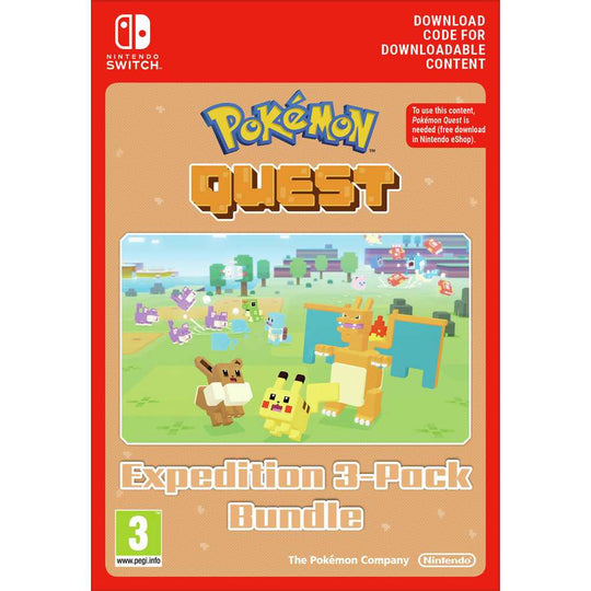 Pokemon Quest: Expedition 3-Pack Bundle - Switch Game DLC