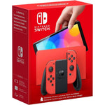Nintendo Switch OLED Refurbished, 64GB, Red, Limited Edition Mario