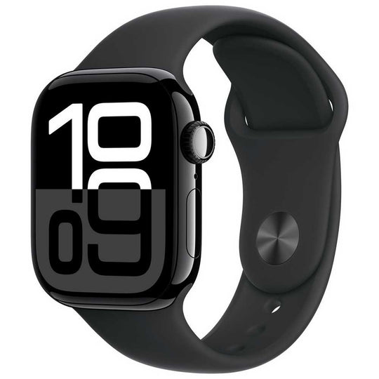 Apple Watch Series 10 GPS 42mm Jet Black Sport Band - M/L