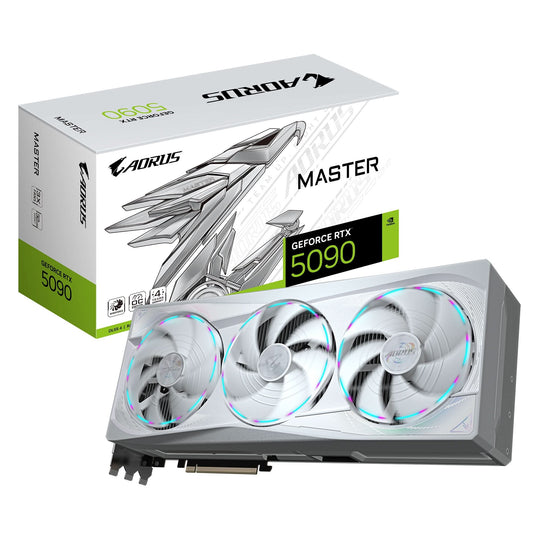 GIGABYTE AORUS GeForce RTX 5090 MASTER ICE 32GB GDDR7 2655 MHz
