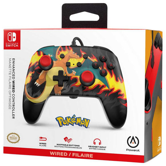 PowerA Nintendo Switch Wired Controller - Pokemon Charizard