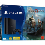 PlayStation 4 Pro Refurbished, 1000GB, Black, Limited Edition God of War + God of War