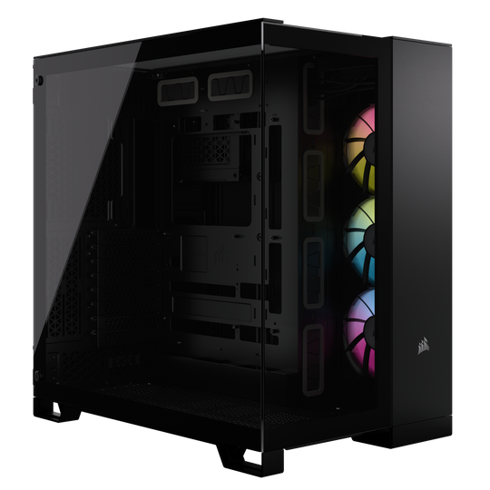 Corsair iCUE LINK 6500X RGB Mid-Tower Dual Chamber PC Case - Black CC-9011269-WW