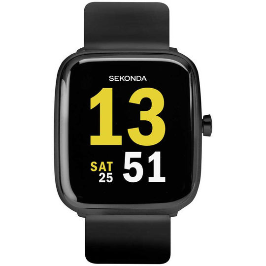 Sekonda Motion Black Silicone Strap Smartwatch