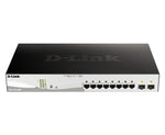 D-Link DGS-1210-10MP Managed L2 Gigabit Ethernet (10/100/1000) Power over Ethernet (PoE) Black, Grey