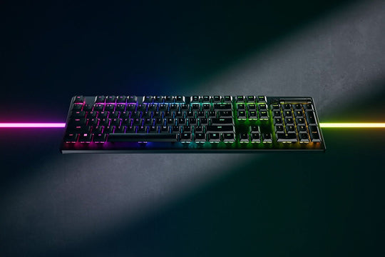 Razer DeathStalker V2 Pro - Hyperspeed Wireless + Bluetooth Gaming Keyboard - QWERTY UK English Black