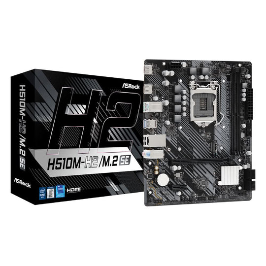 ASRock H510M-H2/M.2 SE LGA1200 mATX Grey Motherboard