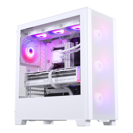 Phanteks XT Pro Ultra ATX Case Tempered Glass Window, White