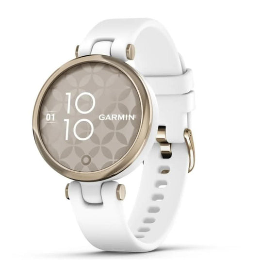 جارمين ساعة ذكية من ليلي سبورتس، ذهبي/ابيض، مجددة