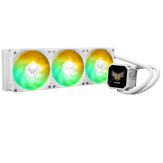 ASUS TUF GAMING LC III 360 LCD ARGB White Performance All In One CPU Cooler - 360mm