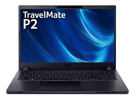 Acer - TravelMate P2 + TMP215-54 + Business Laptop - Intel Core i5-1235U - Intel Iris Xe Graphics - 8GB DDR4 RAM - 512GB SSD - 15.6-inch FHD - Windows 11 Pro Education - Shale Black