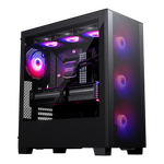 Phanteks XT Pro Ultra ATX Case Tempered Glass Window, Black