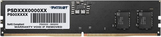 Patriot Signature Series 8GB 288-Pin DDR5 SDRAM 4800MHz Desktop Memory Module - Black
