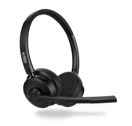 Urban Factory MOVEE - Over-Ear Bluetooth Headset with Mic - Black