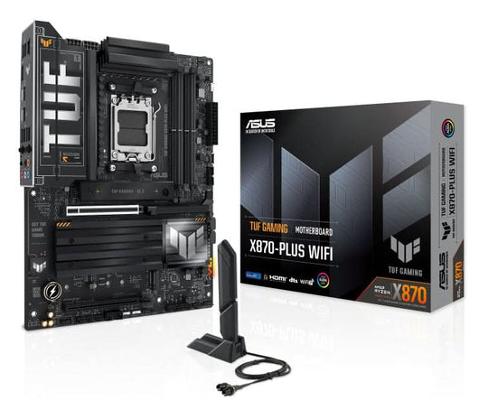 ASUS TUF GAMING X870-PLUS WIFI, AMD, AM5, DDR5, ATX Motherboard