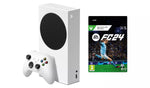 Xbox Series S Console, 512GB, White + EA SPORTS FC 24 Game Bundle
