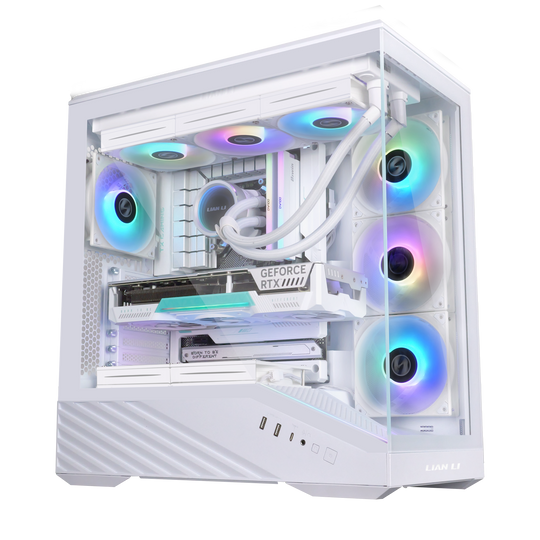 Lian Li Vector V100 Mid Tower Case - White