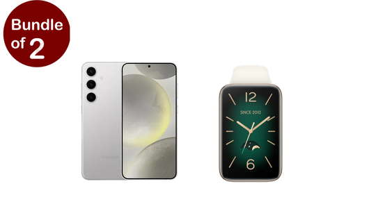 باقة جي جيت ,سامسونج جوال جالكسي S24+، بشريحتين 5G شاشة 6.7"بوصة تخزين 256GB، ذاكرة  12GB ,رمادي+شاومي سوار سمارت باند 7 برو شاشة 1.64بوصة اموليد لتتبع النشاط واللياقة البدنية ، عاجي