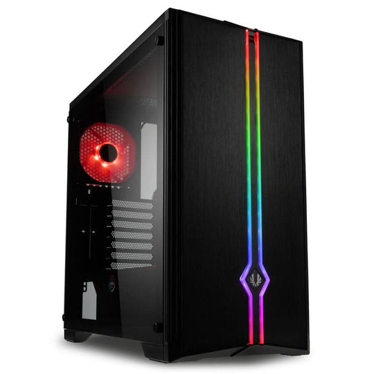 Bitfenix Saber RGB Midi-Tower Case - Black