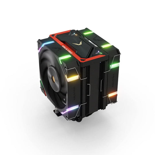 Valkyrie Vind SL125 CPU Air Cooler - Dual 120mm PWM Fans - 220W TDP - Black