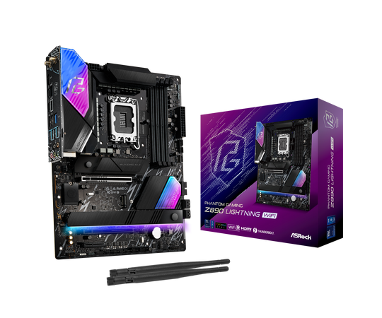 Asrock Z890 Lightning WIFI Socket LGA 1851 ATX Motherboard