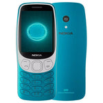 Nokia 3210 Mobile Phone, 2.4 Inch, 64MB RAM, 128MB Storage, Dual SIM, 4G - Scuba Blue