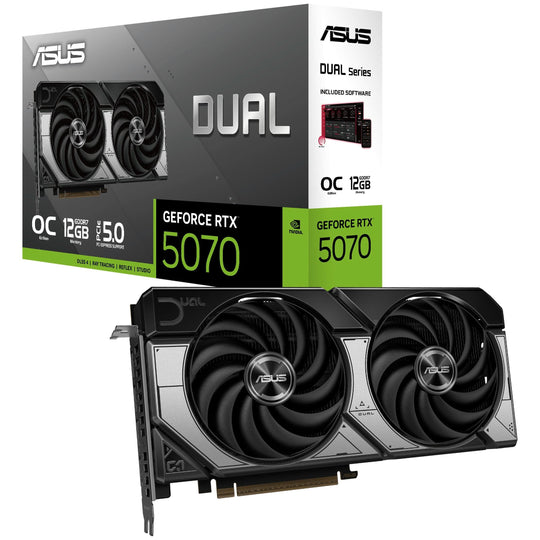 Asus GeForce RTX 5070 Dual OC 12GB GDDR7 2542 MHz Graphics Card