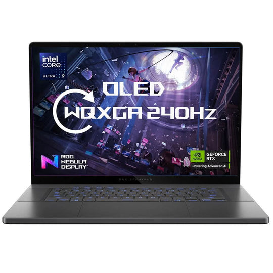 ASUS - ROG Zephyrus + G16 + Gaming Laptop - Intel Core Ultra 9 285H - NVIDIA RTX 5080 - 32GB RAM - 2TB SSD - 16" WQXGA OLED 240Hz - Windows 11