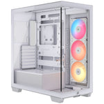 CORSAIR 3500X RS-R ARGB Tempered Glass Mid-Tower PC Case, White