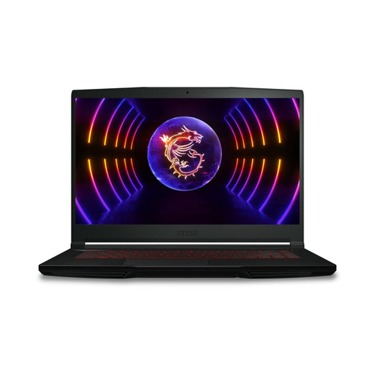 MSI - Thin GF63 + 12VF-294UK + Gaming Laptop - Intel Core i7-12650H - NVIDIA GeForce RTX 4060 - 16GB RAM - 512GB SSD - 15.6" FHD 144Hz - Windows 11 Home - Black