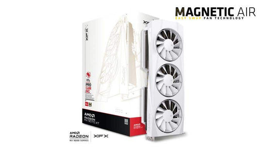 XFX Quicksilver Radeon RX 9070 XT White Magnetic Air 16GB GDDR6