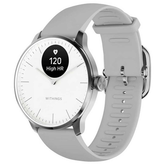 Withings ScanWatch Light 37mm Smart Watch - White & Grey