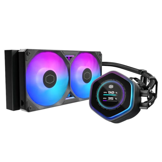 Cooler Master MasterLiquid 240 Atmos II LCD ARGB All In One CPU Cooler - 240mm