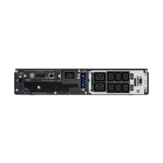 APC Smart-UPS On-Line, 2200VA, Rackmount 2U, 230V, 6x C13+2x C19 IEC outlets, Network Card, W/ rail kit, W/O Lithium-ion external battery