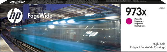 HP F6T82AE/973X Ink cartridge magenta, 7K pages ISO/IEC 24711 82ml for HP PageWide P 55250/Pro 452/Pro 477