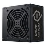 وحدة إمداد الطاقة Cooler Master ELITE NEX White 600 بقدرة 600 واط، 230 فولت، بتصميم Black Mesh Cable.